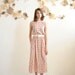 Midi Dress // Flowy Dress // CUT OUT BACK