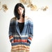 Wool Blazer // Oversized Blazer // SOUTHWEST STRIPES