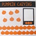 PUMPKIN CARVING HALLOWEEN Scrapbook Border Set, Page Layout / Die Cuts - Premade
