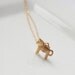 Horse Necklace,Gold Necklace,Dainty Gold Necklace, Delicate Gold Necklace