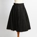 1950s circle skirt / black
