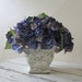 Flower Arrangement - Silk florals - Cottage chic home decor