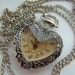 Gorgeous, Silver colour, heart, pendant, pocket watch, necklace, loveheart, by NewellsJewels on etsy