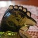 Olive Green Hen On A Nest Indiana Glass Covered Dish