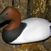 Collectible Handmade Wooden Canvasback Duck Decoy