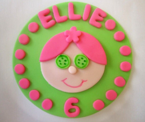 Fondant Cake Topper - Spa Face Il_570xn