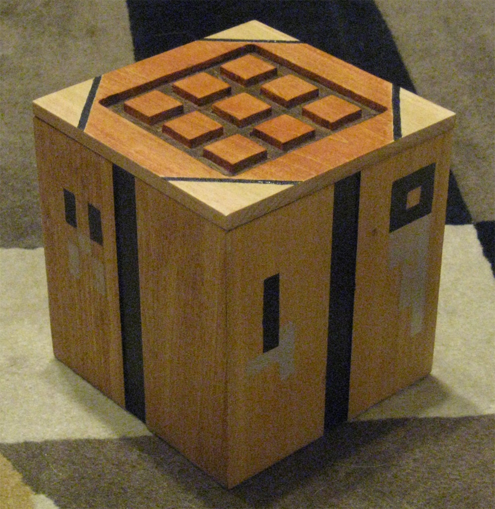 Minecraft Crafting Table Box reserved for DataBreak