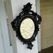 Black Wall Mirror - Revived Vintage Regency Frame