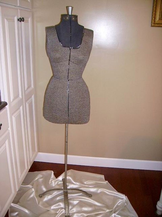 SALE Vintage Dress Form Mannequin with Stand or Table Top
