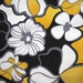 Full Apron--Cotton--Yellow White and Black --FREE SHIPPING
