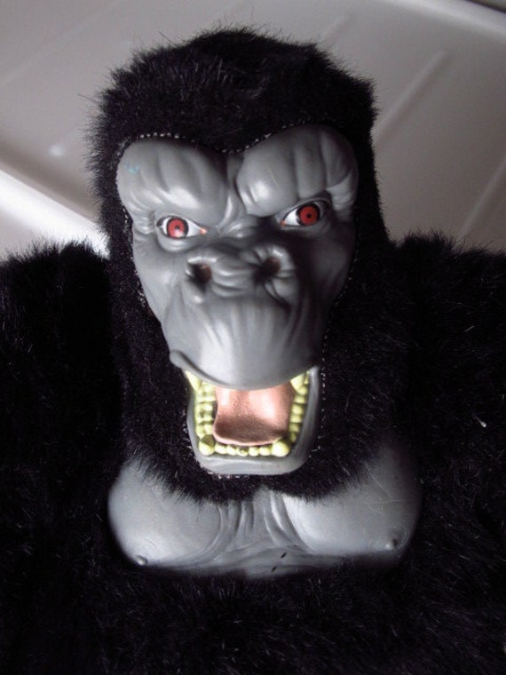 BADASS Vintage 1990 KING KONG Gorilla Plush Stuffed Toy