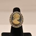 Vintage Costume Jewelry Cameo Ring by Cinerama