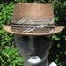 Great Vintage Mad Men StrawFedora Hat Never Worn Size 7an 1 8th By Dorsey Jay