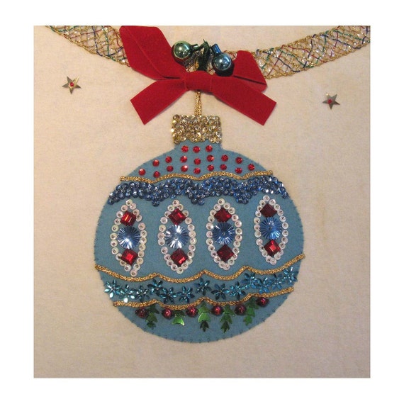 dazzling vintage christmas tree skirt felt sequin by dazzling vintage christmas tree skirt felt sequin by