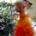Marabou Boa Feathers Rainbow Bright II, Orange, Red, Green, Aqua, Purple and Yellow