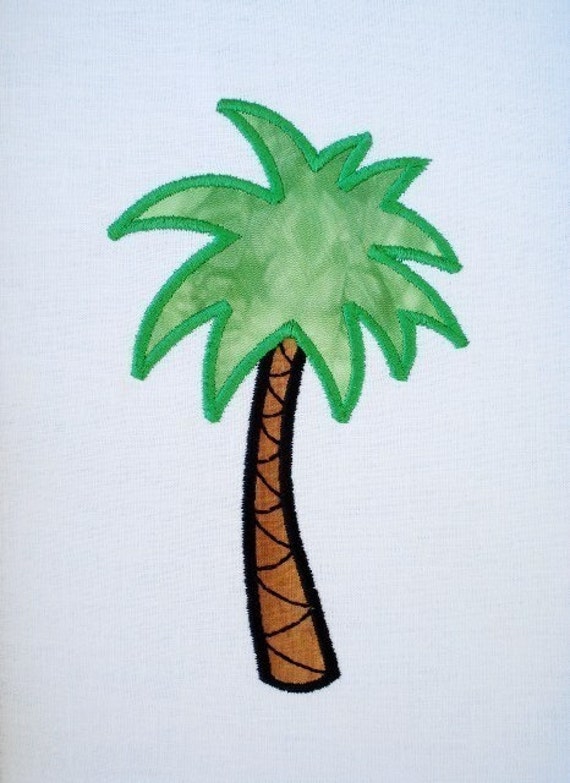 Palm Tree Machine Embroidery Design Applique Three Sizes Mexican dress embroidered dresses floral embroidery romantic lace views