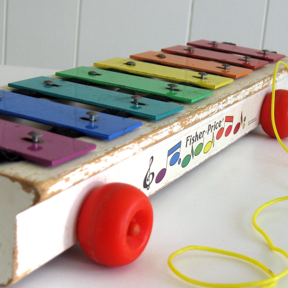 fisher price pull along xylophone