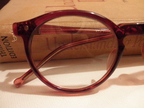 Vintage Tortoise Shell Eyeglasses With Clear By Junquedujour 