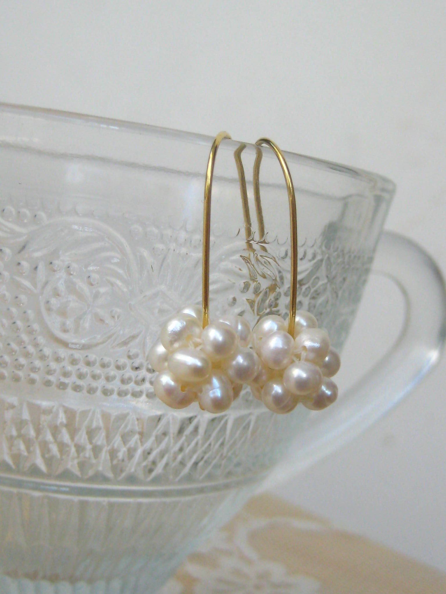 Pearl Ball Earrings