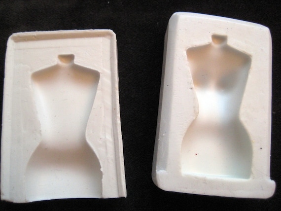 flexible mold female torso 2 part push mould