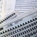 vintage rub-on lettering - large assortment - Letraset, Geotype, Chartpak - rubons - letters - type