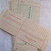 blank timecards - 20 pieces - great for altered art, mail art, collage, scrapbooking