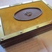 vintage dresser organizer - vanity organizer - tray for holding small jewelry, etc - CROWN motif