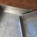 2 vintage OVENEX baking pans - ECKO - rectangle and square cake pans, textured