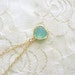 Mint julep, gold, delicate modern jewelry