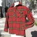 Vintage LL BEAN Hunting Jacket Red Plaid Wool XL