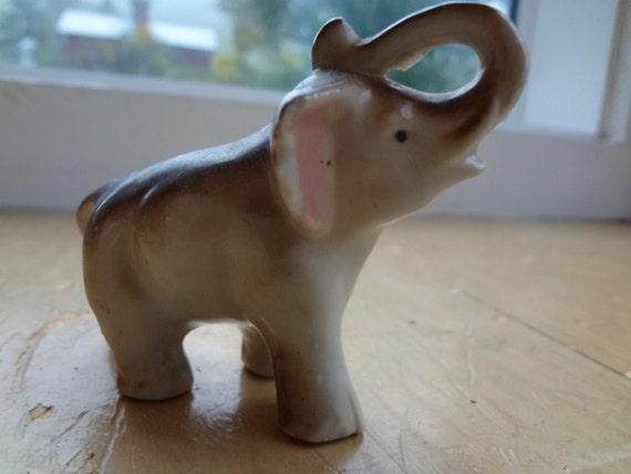 antique porcelain elephant figurine