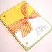Birthday Card - Bold, Elegant Striped Ribbon