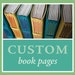 RESERVED for Brittney: Custom baby book pages