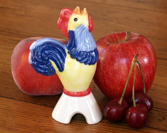 Pie Bird - Blue & Yellow Rooster