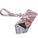 Pink Gray Striped Recycled Necktie Cell Phone Wristlet (iPhone Blackberry Droid HTC Samsung Smartphone iTouch iPod MP3 or Camera Case)