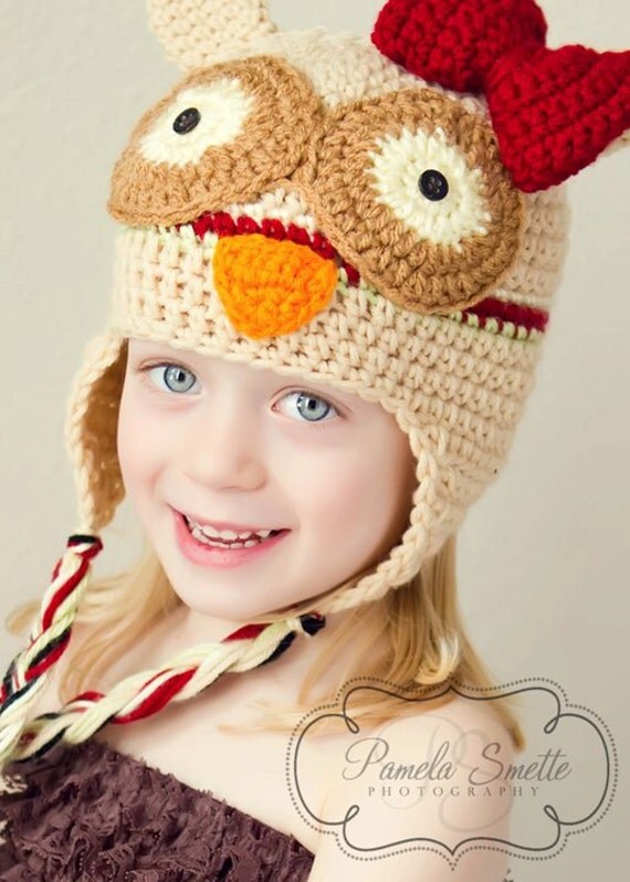 Items Similar To Owl Hat For Girls On Etsy   Il 570xN.241975831 