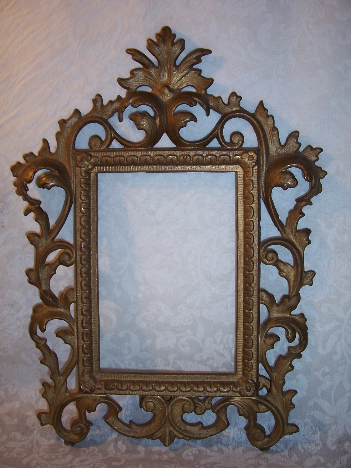 Antique Pair of Brass Picture/Photo Frames Victorian Era