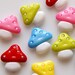 Mushroom Cabochons - pink mushrooms cabs, blue mushrooms cabs, and more - 10pcs