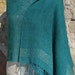 Handwoven Linen Flax With Lurex Accent- Dragonfly