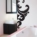 Vinyl Wall Sticker Decal Art - Side Swirl