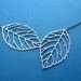 Silver Falling Leaves Necklace