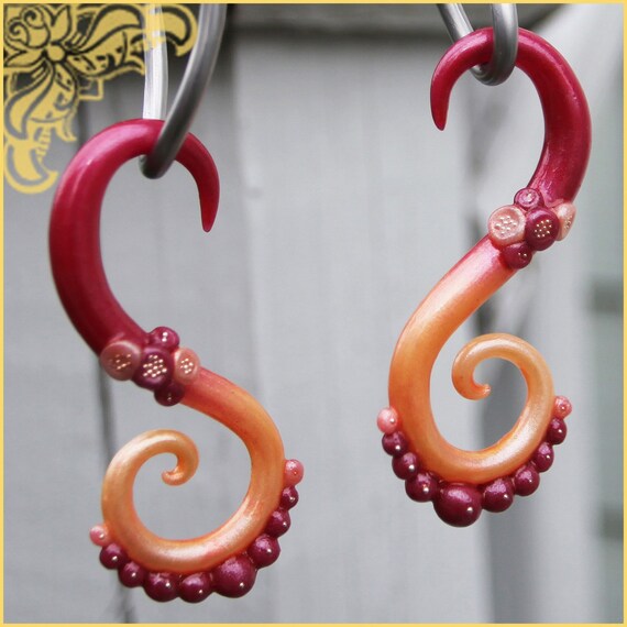 6 gauge handmade earrings SALE