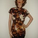 RESERVED Vintage 1950s 60s Kamehameha Miss Hawaii Cotton Tropical Hawaiian Shirt Top M L
