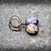 Harlequin Fireopal Opal Earrings Vintage Glass Earrings Opalite Spring Jewelry Pastel Office Fashion Spring Fashion