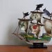 reduced clearance - midcentury handmade pinta ship model - nautical - pirate - colonial