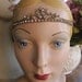 RESERVED for Molly Vintage 1920s Flapper Art Deco Dainty Princess Tiara Crown Rhinestone Paste Headband Bride Bridal Wedding Headpiece