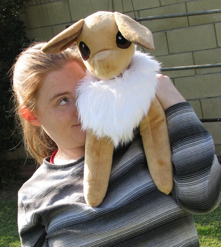 eevee plush life size