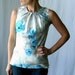 vintage POLARiZED BLUE flower tank top