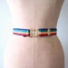 vintage RAiNBOW STRiPE stretchy belt