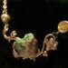 Pearl and Emerald Necklace, Unique, Green, Handmade